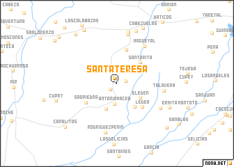 map of Santa Teresa