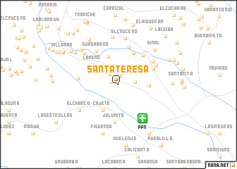 map of Santa Teresa