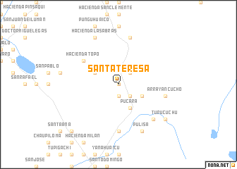 map of Santa Teresa