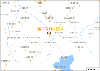 map of Santa Teresa