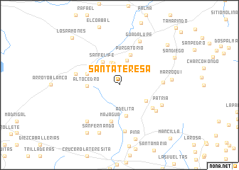 map of Santa Teresa