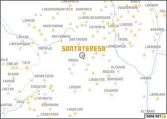 map of Santa Teresa