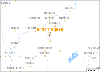 map of Santa Teresa