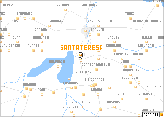 map of Santa Teresa