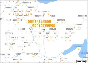 map of Santa Teresa