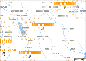 map of Santa Teresa