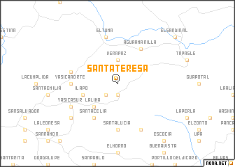 map of Santa Teresa