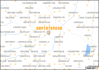 map of Santa Teresa