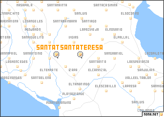 map of Santa Teresa