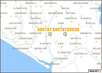 map of Santa Teresa