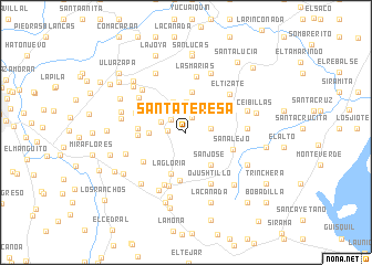 map of Santa Teresa