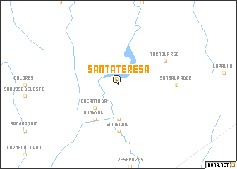 map of Santa Teresa