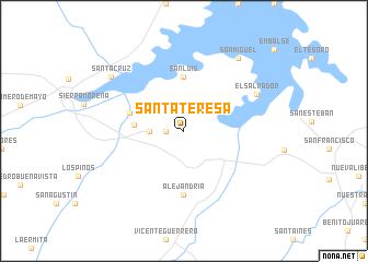 map of Santa Teresa