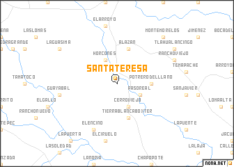 map of Santa Teresa