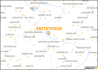 map of Santa Teresa