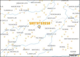 map of Santa Teresa