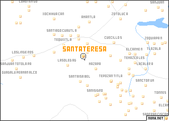 map of Santa Teresa