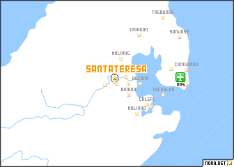 map of Santa Teresa