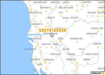 map of Santa Teresa