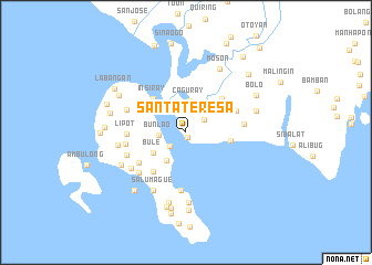 map of Santa Teresa