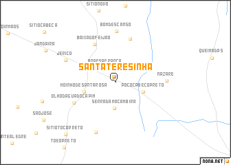 map of Santa Teresinha