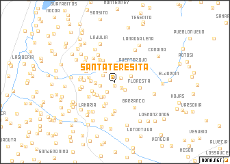 map of Santa Teresita