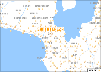 map of Santa Tereza