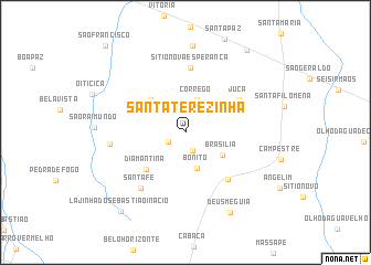 map of Santa Terezinha