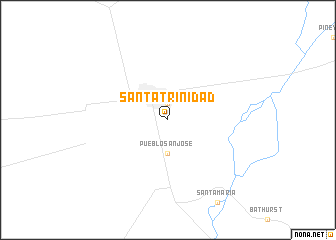 map of Santa Trinidad