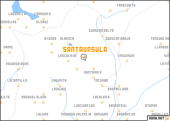 map of Santa Úrsula