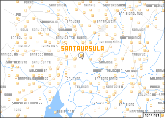 map of Santa Ursula