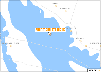 map of Santa Victoria