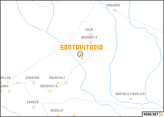 map of Santa Vitória