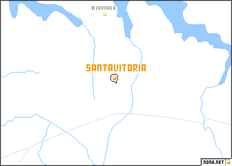 map of Santa Vitória