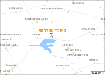 map of Santa Vitória