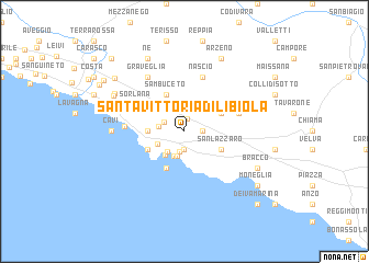 map of Santa Vittoria di Libiola