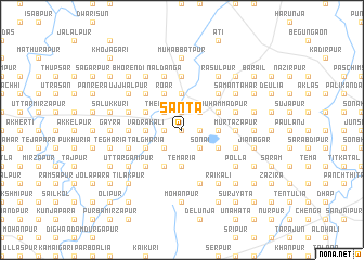 map of Sānta