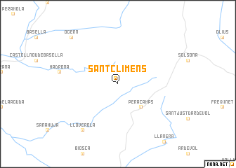 map of Sant Climéns