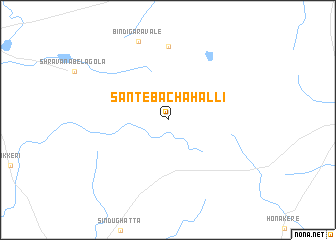 map of Sante Bachahalli