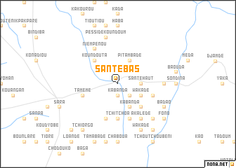 map of Santé-Bas