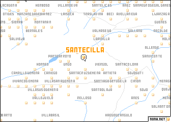 map of Santecilla