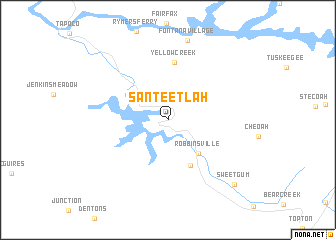 map of Santeetlah