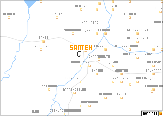 map of Santeh