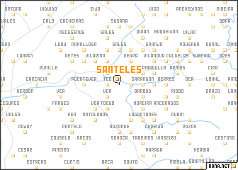 map of Santeles