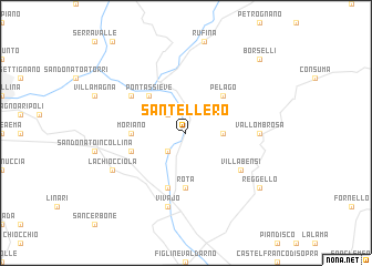 map of SantʼEllero