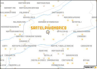 map of SantʼElpidio Morico