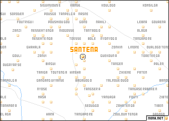 map of Santéna