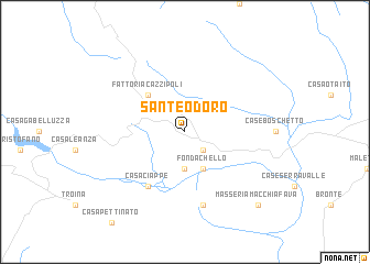 map of San Teodoro