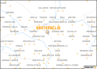 map of SantʼEraclio