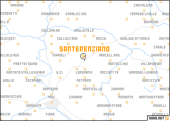 map of San Terenziano